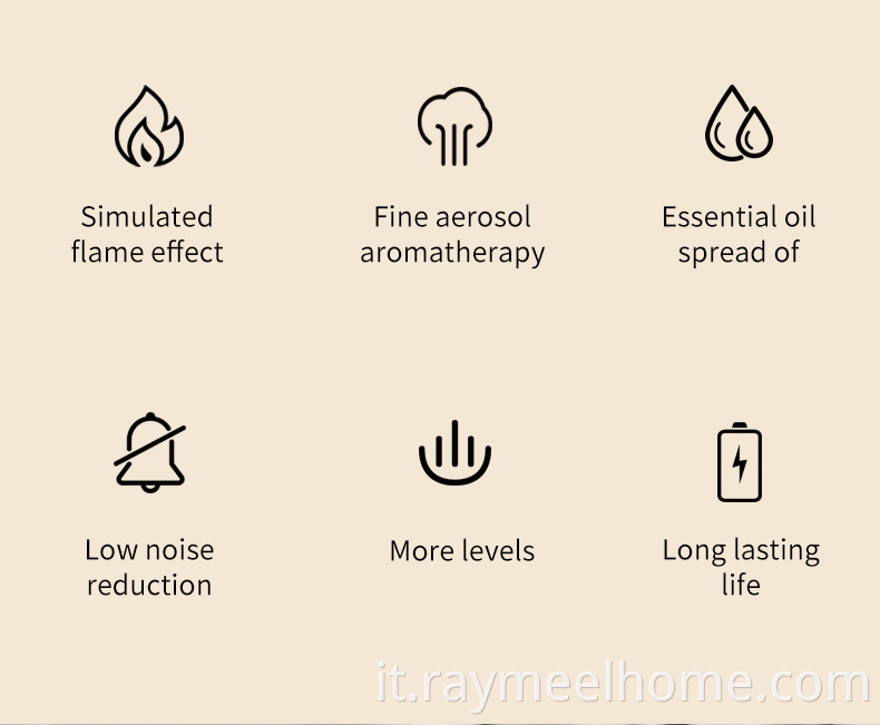 Diffusore per olio essenziale per olio essenziale USB da 200 ml